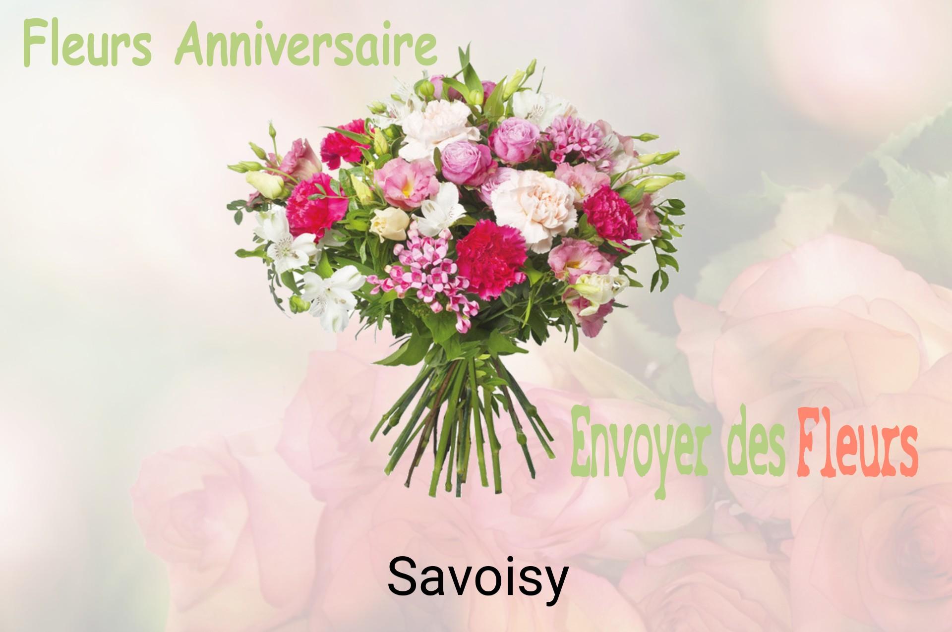 Bouquet de fleurs d’anniversaire livré à Savoisy